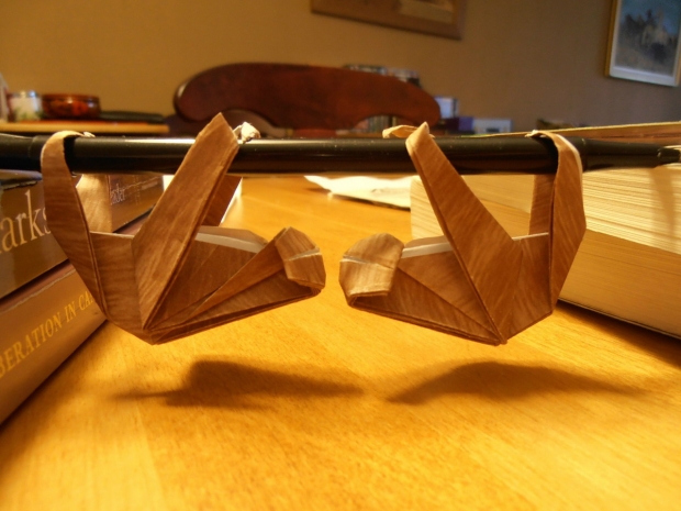 Origami sloths